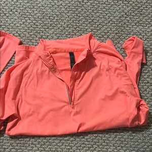 Coral Quarter-Zip Athletic Top